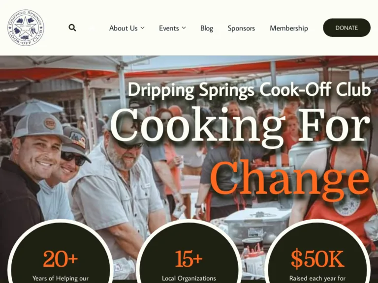Dripping Springs Cook Off Club Website